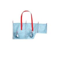 Adjustable Cat Grooming Bag Breathable Mesh Anti Scratch Cat Bag Cat Shower Bag  Vet Visit mėlyna
