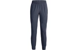 Under Armour Unstoppable Knitted Sweatpants Women's Downpour Gray Moderate Cuffed Pants 1376926-044 M