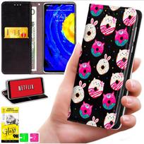 Etui Typu Portfel Do Xiaomi 15T - Pokrowiec Bluemoon Nadruk + Szkło 9H