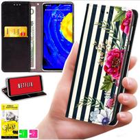 Etui Typu Portfel Do Xiaomi 15T - Pokrowiec Bluemoon Nadruk + Szkło 9H