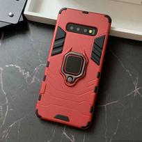 For For Samsung Galaxy S10 Case Armor PC Cover Finger Ring Holder Phone Case For For Samsung S 10 S10e S10 Plus Cover TPU Rim Bumper Samsung S10