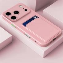 Liquid Silicone Phone Case For For Iphone 17 16 13 15 14 11 12 Pro Max Air 16e Card Holder Wallet Bag Cover For For Iphone 14 15 16 Plus iPhone XR