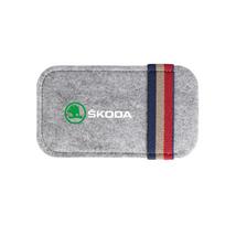 AAAAB1 1Pcs Car Sunglasses Organizer Bags Sun Visor Glasses Storage Clip For Skoda S Octavia Rapid Fabia A7 Superb KAMIQ Roomster VRS