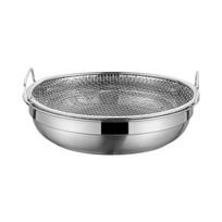Mesh Tempura Drip Pan Rust-proof Air Fryer Drain Basket Steaming Rack Oil Strainer Tray  Fruit M