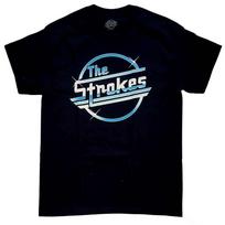 The Strokes T Shirt Classic Band Logo Magna Official Mens Black M L
