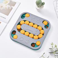 New dog educational toy feeder anti-choking training bowl slow food bowl dog bowl dog basin pet supplies pilka
