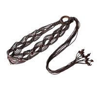 Wax Rope Female Waist Rope Bohemian Style Ethnic Style Waist Chain Fashion Dress Waistband  Holiday ruda