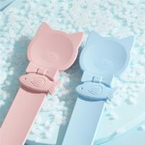 A89X Cat Noodle Feeder Squeeze Spoon Cat Noodle Spoon Meat Squeezer Pet Feeding Spoon