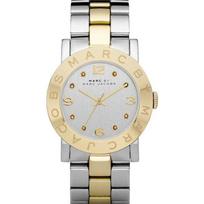 Marc Jacobs MBM3139 AMY Silver Two-Tone Ladies Watch 36mm auksas