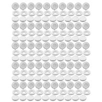 Screw Cover Cap White Black Plastic One-piece Screw Cap Cover Nail Nuts Bolts Decorative Cover Screw Folding Ugly Covers balta