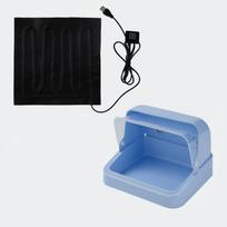 Visual Chick Brooder 3-speed Adjustment Chick Warmer Practical Bird Incubator  Poultry Farming mėlyna