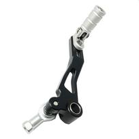 Skirta KAWASAKI Z250 Z300, skirta NINJA 250R, skirta NINJA 300 motociklui, CNC aliuminio reguliuojamas sulankstomas pavarų perjungimo pedalas sidabras