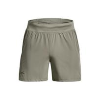 Under Armour Launch Logo Print Solid Color Sports Shorts Men Shorts Camo-Green 1376509-504 L