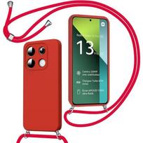 Protective case for Xiaomi Redmi Note 13 Pro 5G - Shockproof - Silicone - Red