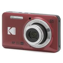 KODAK PIXPRO Zoom 16MP Skaitmeninis fotoaparatas su 5x optiniu 28mm plačiakampiu ir LCD ekranu Lengvai naudojamas FZ55-RD Priartinimas, Kampas, 2,7 colio (Raudona)