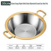 Multi-Functional Glass Hotpot Shabu-Shabu Pot brown
