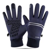 Žieminės Šiltos Pirštinės Vandeniui atsparios Vėjui atsparūs Lauko Pirštinės Storos Šiltos Mitten'ai lietimui jautrus ekranas Pirštinės blue
