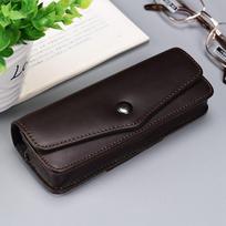 Presbyopic Glasses Glasses Storage Box Hung On the Belt Spectacle Case Eyeglass Box Sunglasses Case Waistpack Glasses Box tamsios kavos spalvos