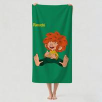 Animacinis M-Meisteris Ederis ir jo Pumucklis Rankšluostis Džiovinantis Vonios rankšluostis Pritaikomas lengvam plaukiojimui, stovyklavimui, jogai, paplūdimiui STJ40x70CM