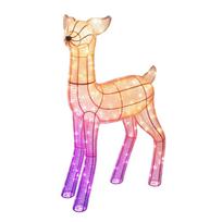 Twinkly 3D Reindeers - Doe, 200 Rgb+W Led, 95Cm, Iron/Acrylic, Plug F