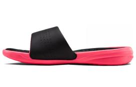 Under Armour Playmaker fiksuoto dirželio šlepetės 'Juoda Rožinė' Moteriškos 3000063-001 36.5