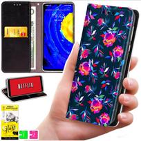 Etui Typu Portfel Do Xiaomi 15T - Pokrowiec Bluemoon Nadruk + Szkło 9H