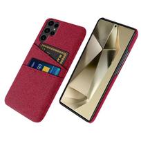 For For Samsung Galaxy S24 Ultra S24+ S 24 Case  Fabric Dual Card Cover For Galaxy S24 Plus S24ultra S24 Ultra Funda Coque For Galaxy S24