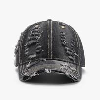 Light Plate Denim Blue Outdoor Hole Soft Top Men'S Big Head Circumference Baseball Cap Outdoor Breathable Women'S Cap adjustable