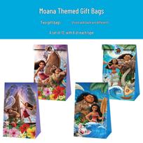 Moana 2 Kraft popieriniai dovanų maišeliai - Šventės/Gimtadienio vakarėlio reikmenys white