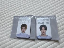 NCT Wish Shion Riku Bulk Neo Ground Badge