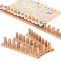 Loom Knitting Kit Yarn Crochet Loom Kit Hand Knitting Set for Crafts Hobby Beginners Weaving Blanket Scarf Sewing Cushion