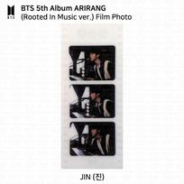 BTS 5-asis albumas ARIRANG Korėjoje/Muzikoje/Gyva legenda/Weverse versija. Nuotraukų kortelė Jin - Film Photo (In Music ver.)