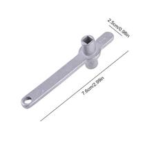 Stainless Steel Radiator Key 5Mm Hole Core Efficient Heating Radiator Vent Key Metal Construction Essential Tool