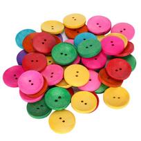150pcs Wooden Bowl Shape Sewing Buttons 2 Holes DIY Craft Supplies Wooden Buttons  DIY Craft