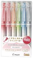 PILOT Frixion Light Highlighter Natural Set Pens, 3.3mm, Colors, 6-Color (SFL60SL6CN)