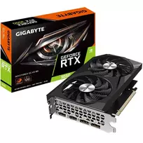 Vaizdo plokštė GIGABYTE NVIDIA GeForce RTX 3050, 8GB, GDDR6, 128 bit, PCIE 4.0, 2xHDMI, 2xDisplayPort, GV-N3050WF2OCV2-8GD