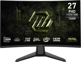 Lenktas žaidimų monitorius MSI MAG 274CF X24, 27 coliai, Full HD, 240Hz
