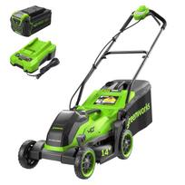 Akumuliatorinė vejapjovė Greenworks MO40L411-01; 40 V; 36 cm; 1x4,0 Ah akum.