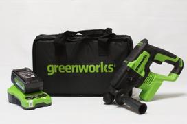 Akumuliatorinis perforatorius Greenworks GD24SDS2K4; 2,0 J; 24 V; 1x4,0 Ah akum.