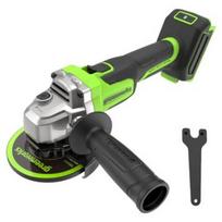Akumuliatorinis kampinis šlifuoklis Greenworks AG370A1; 24 V; 700 W; 125 mm (be akumuliatoriaus ir pakrovėjo)