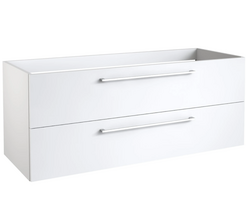 Spintelė po praustuvu Kame Gama, BU/12-3DR/D1, 120 cm, Blizgi balta