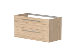 Spintelė po stalviršiu Kame Gama, BUC/10-3DR/35-PO, 100 cm, push to open, Šviesus ąžuolas