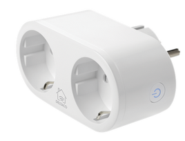 Maitinimo jungiklis DELTACO Smart Home, „WiFi“ 2,4 GHz, baltas SH-P02E|SH-P02E