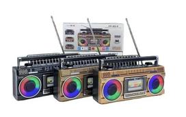 retro garsiakalbis ir radijo imtuvas su saulės baterija