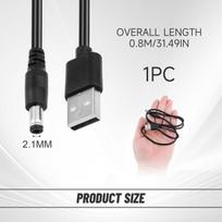 Usb į Dc 5v Maitinimo Kabelis 5.5x2.1mm, 0.8m