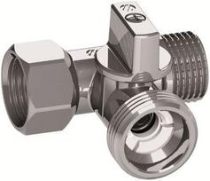 Ventilis 0233510 trišakis, 1/2"x3/4"x1/2", vid/išor. srieg.