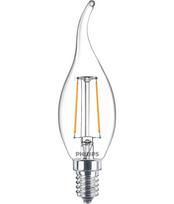 LED lemputė PHILIPS, B35, E14, 2 W, 250 lm, 2700 K