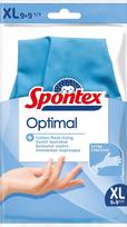 Latekso pirštinės Spontex Optimal, XL, mėlyna, 1 pora