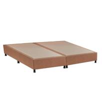 Dvigubos lovos pagrindas Budget Double, 140x190 cm, smėlio spalvos