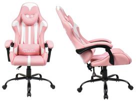 Žaidimų kėdė EXTREME Giulia Pink – su atlošo reguliavimu